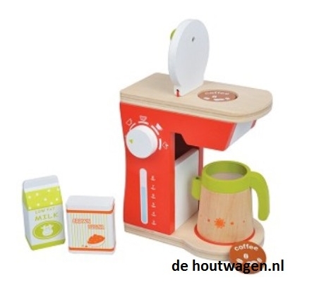 houten koffiezetapparaat lelin toys