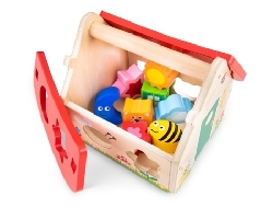 paddestoel vormenhuis met 8 blokken-0