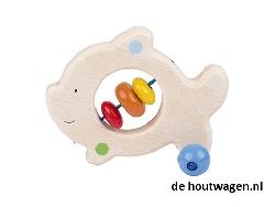 houten bijtring vis heimess