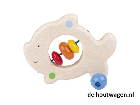 houten bijtring vis heimess
