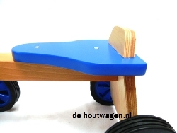 houten loopfiets blauw playwood -0