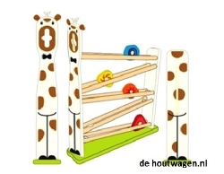 knikkerbaan rollerbaan giraf 