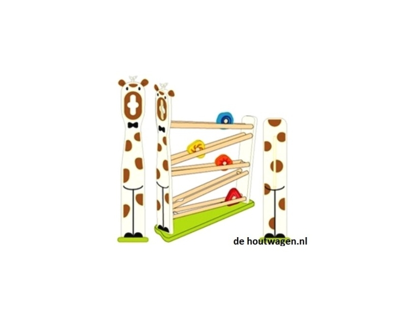 knikkerbaan rollerbaan giraf 