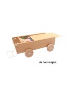 houten blokkenkar