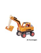 houten vrachtwagens en machines