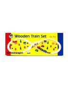 houten treinbaan set