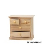 houten mini kastjes