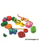houten kralen groot